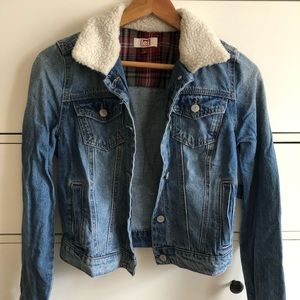 l.e.i. Denim Jacket: Size Small